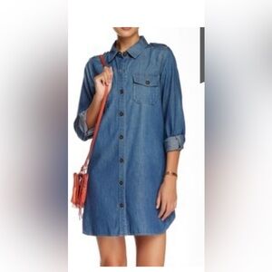 Vince Camuto Denim Shirt Dress - 2X